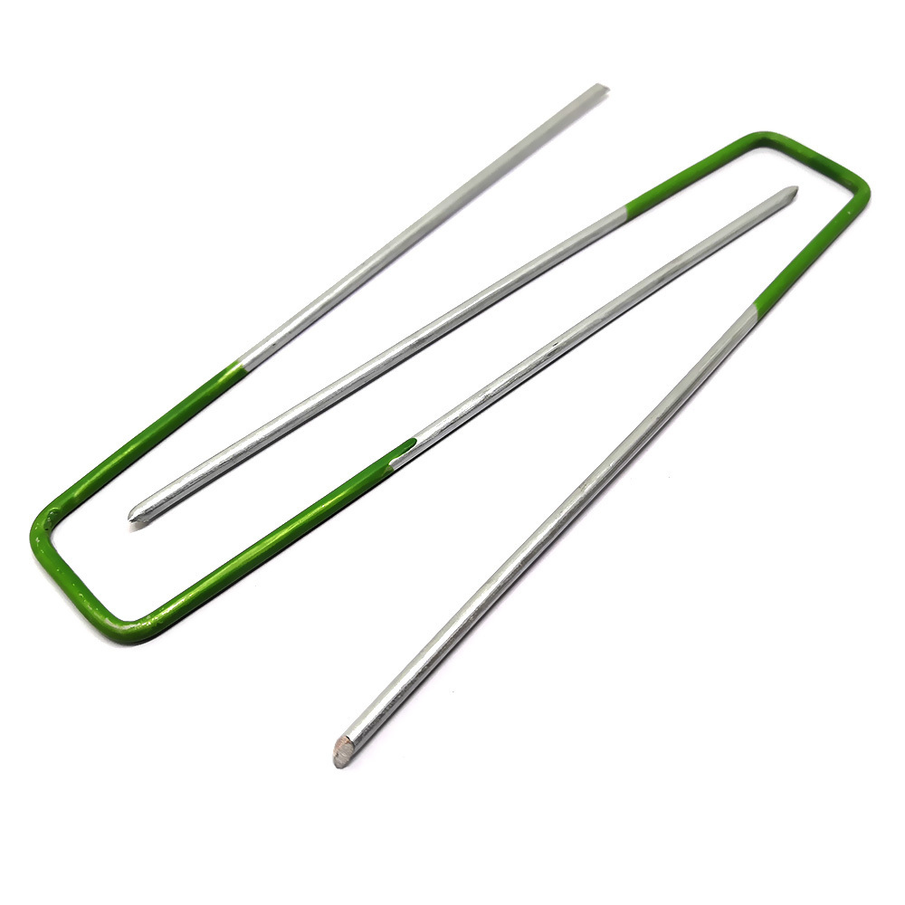 Hot Selling Galvanized Landscape Staples U Type Pin Nail Wire Steel Pegs Sod Staples For Garden