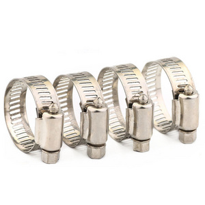 High Quality 316 Stainless Steel Quick Release Hydraulic Heavy Duty Pipe Clamp 1/4 American Type Hot Hose Clip Hose Clamp