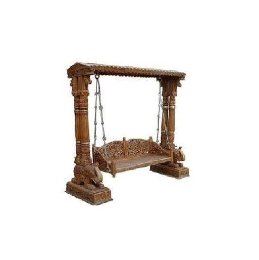 Teak Wood Maharaja Swing For Home Decor Best Teak Wood Carved Home Swing for Home Decoration