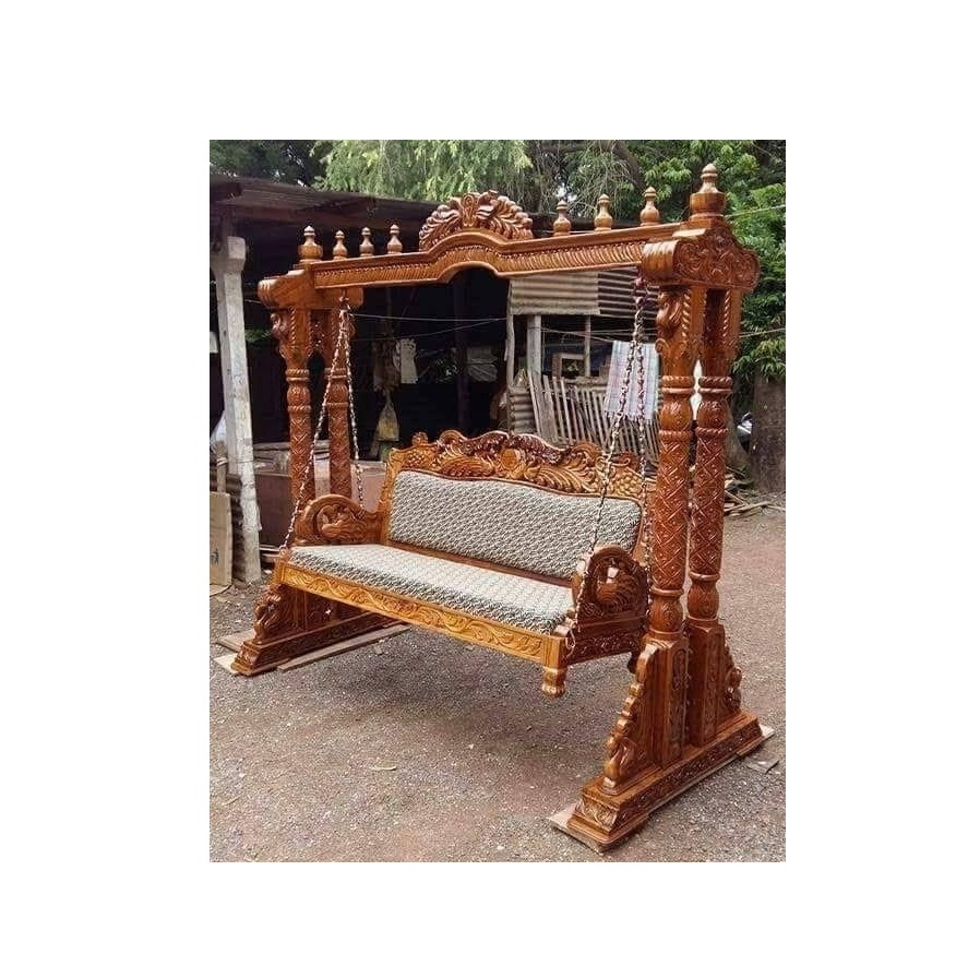 Wooden Carved Wedding Swing Indian Wedding Antique Wooden Swing Different Style Wedding Swings Manufacturers