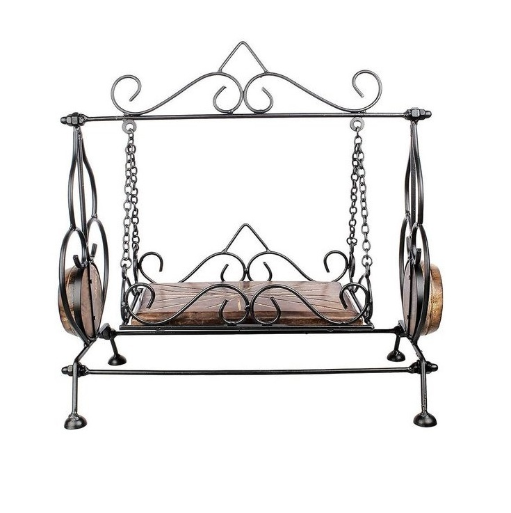 Iron 2 Seater Swing Jhula for Adult Indoor Metal Swing for Adult for Home & Garden Porch Balcony 2 Seater