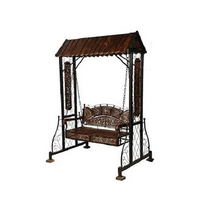 Iron 2 Seater Swing Jhula for Adult Indoor Metal Swing for Adult for Home & Garden Porch Balcony 2 Seater