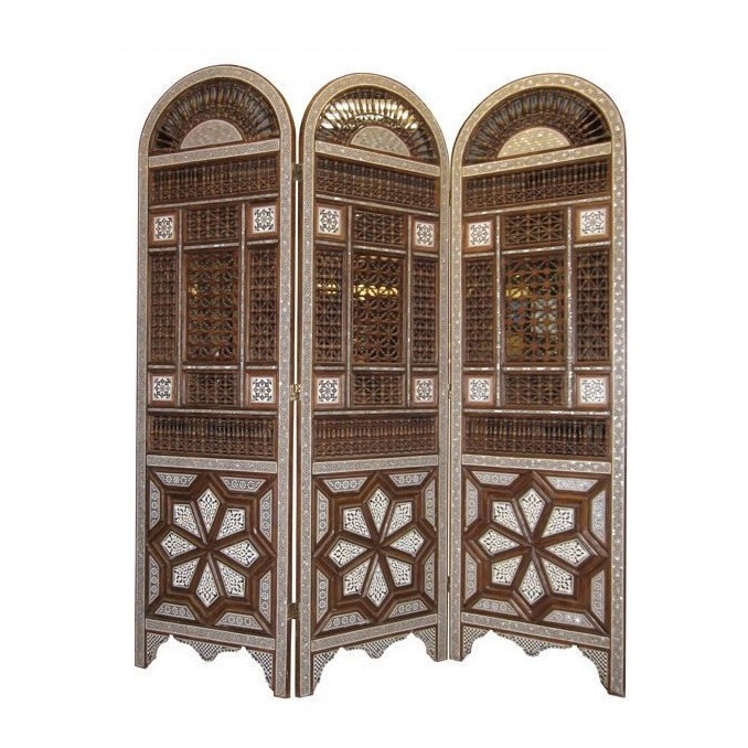 Wooden Divider for Living Room Room Divider and Screen Separator 3 Panels for home decoration