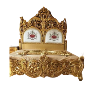 100% Export Quality Luxury Carving Work & Royal Designed Beds For Bedroom Decoration Uses By Indian Manufacturer