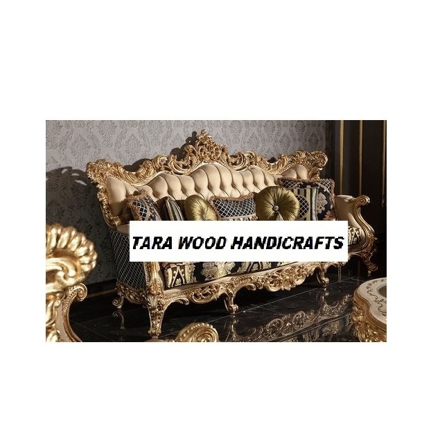 Wood Carving Sofa Manufacturers Suppliers Exporters in India Handmade High Quality Wood Bulk Product sofa