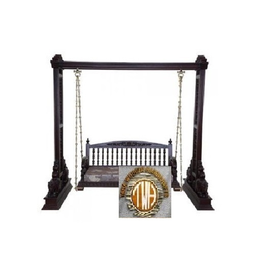 Hand Carving Wooden Indoor Swings Jhoola For Living Room Decorative Unique decorative chair swing