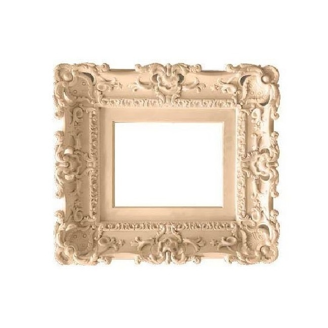 Edwin Hanging Rectangular Accent Rustic Antique Gold Wall Mounted Elegant Embellished Framed Decorative frame