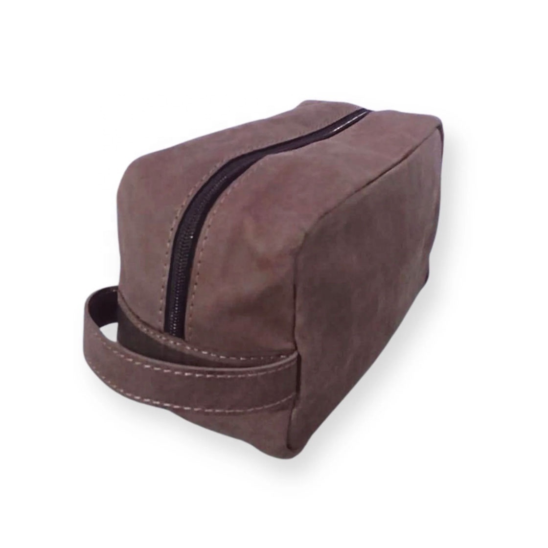 Full Grain Leather Multifunctional Canvas Makeup Cosmetic Bag Travel Men Shaving Hanging Dopp Kit Toiletry Bag