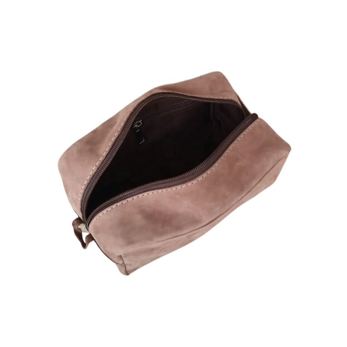 Full Grain Leather Multifunctional Canvas Makeup Cosmetic Bag Travel Men Shaving Hanging Dopp Kit Toiletry Bag