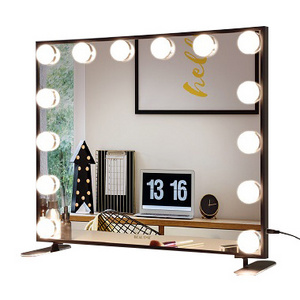 Hollywood Lighted Mirror Makeup Vanity mirror Desk Mirrors With led lights Bulbs with UK/AU/EU/US Plug