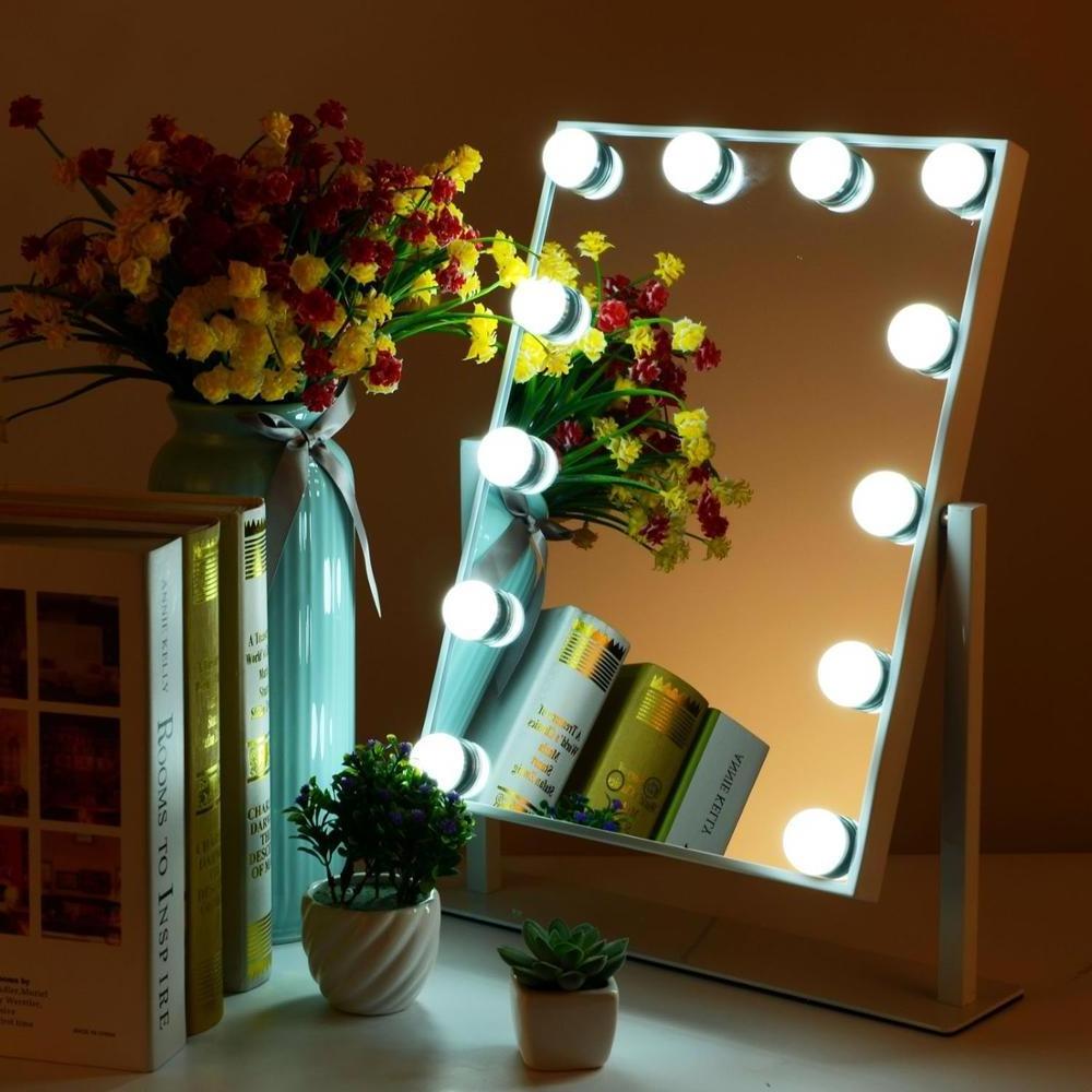 BEAUTME espejo con luz para maquillaje Hollywood LED Makeup Vanity Mirror with light bulbs