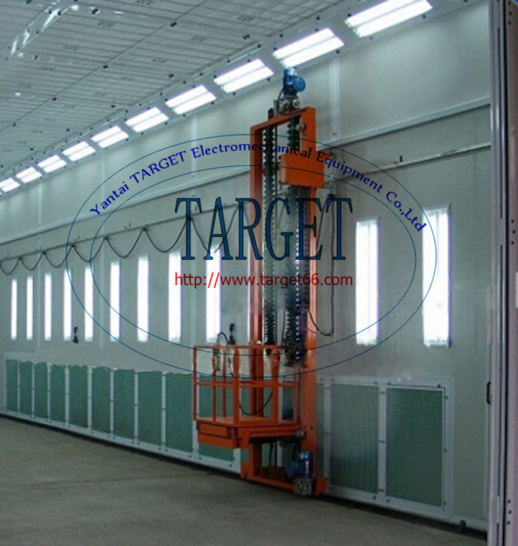 12M Truck Spray Booth Bus Paint Room Polishing Painting with Baking Oven Directly factory TARGET