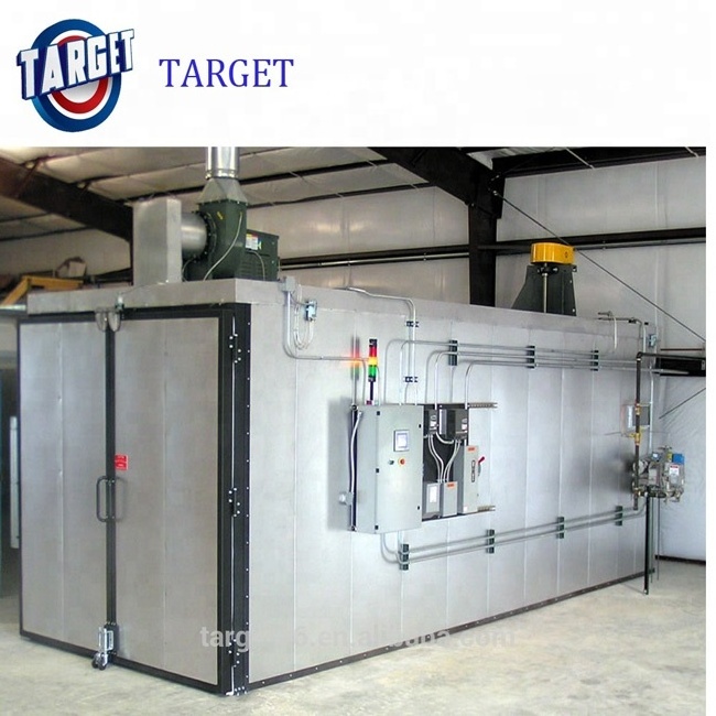 Electrostatic tunnel electric powder coating curing oven for aluminum