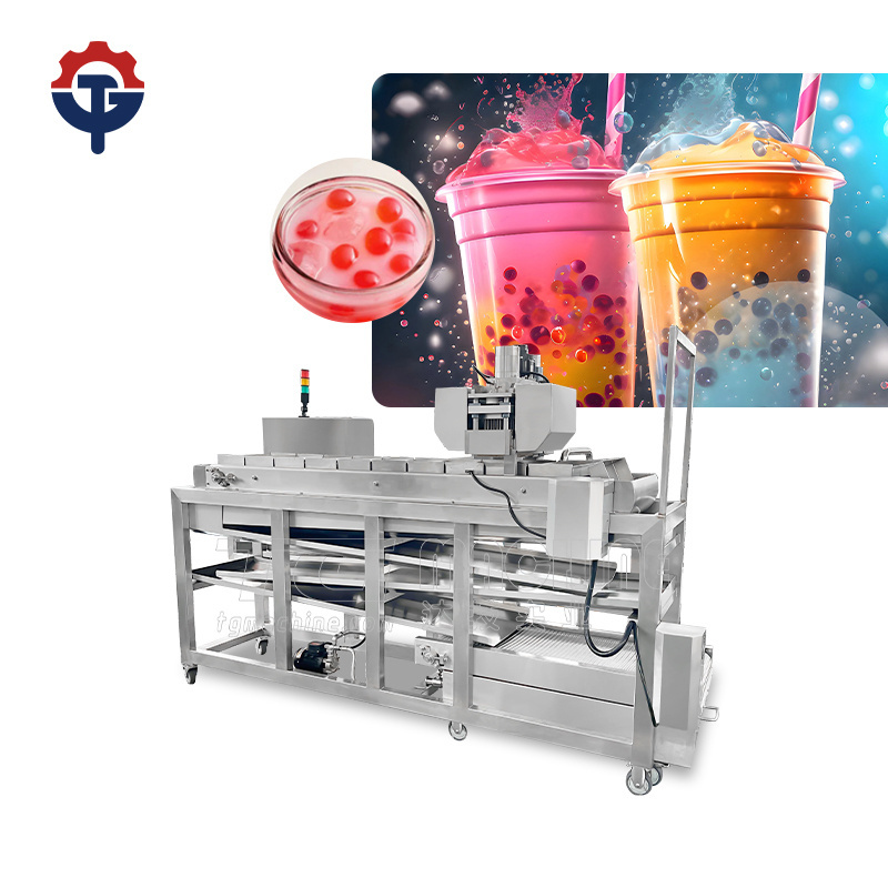 High Production Capacity Automatic Bursting Juice Ball Maker Popping Boba Making Line for Bubble Tea