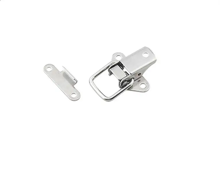 Stainless Steel Wooden Box Locking Hasps Latch Stainless Draw Latch Trunk Lock Guitar Latch