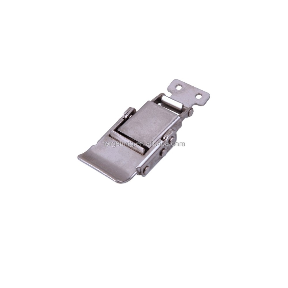 Stainless Steel Spring Loaded Draw Toggle Latch Lock Catch Clamp Clip