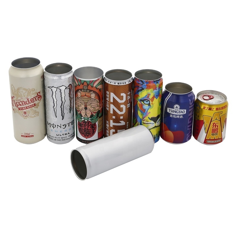 Aluminium Sleek Cans 200mL 250mL 350mL 500mL 12 oz 500mL Beverage Cans for Soda Coca Food Fruit manufacturer empty can