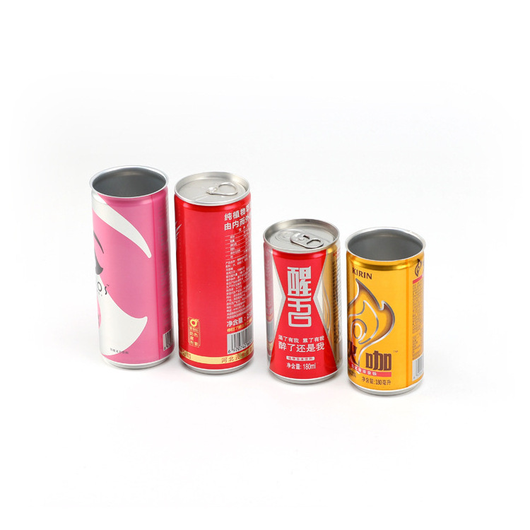 Aluminium Sleek Cans 200mL 250mL 350mL 500mL 12 oz 500mL Beverage Cans for Soda Coca Food Fruit manufacturer empty can