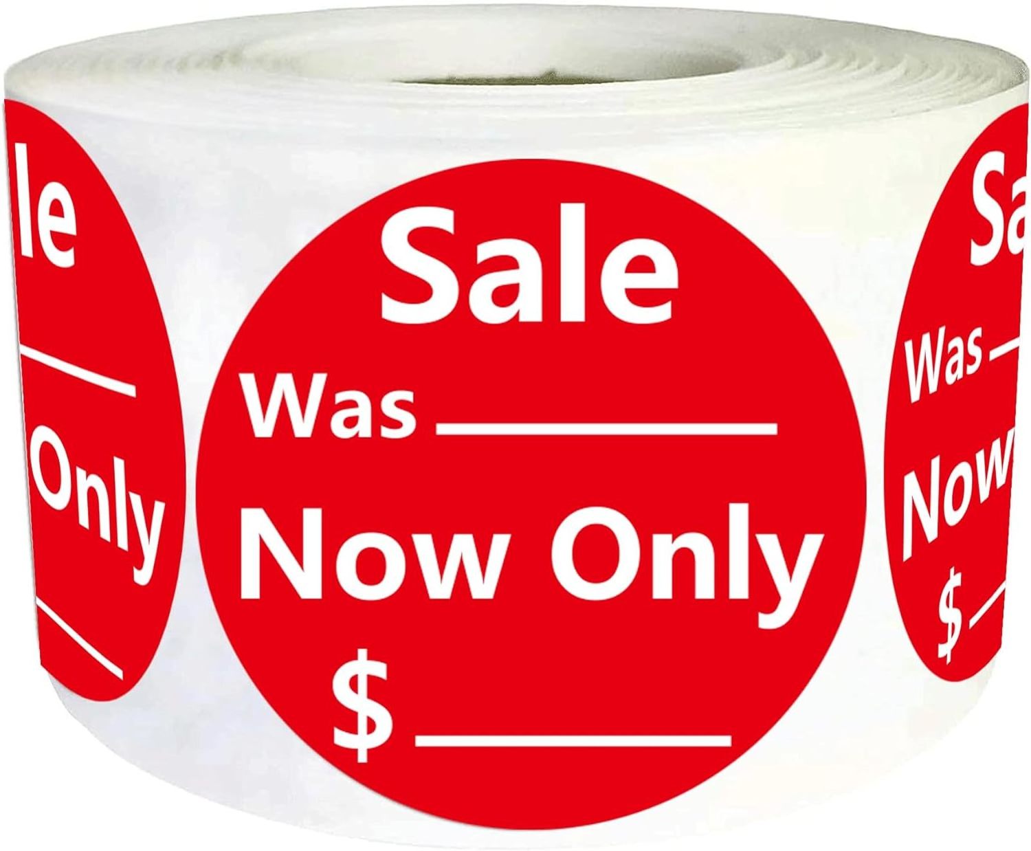 Sale Price Percent Off Stickers Labels Set for Retail Store Clearance Promotion Discount Deals Circle Half Off Labels Stickers