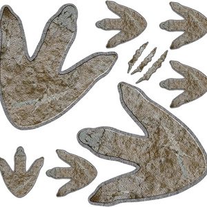 Dinosaur Footprints Floor Decals Dinosaur Track Stickers Removable Dinosaur Tracks Wall Decals Vinyl Footprints Wall Decal