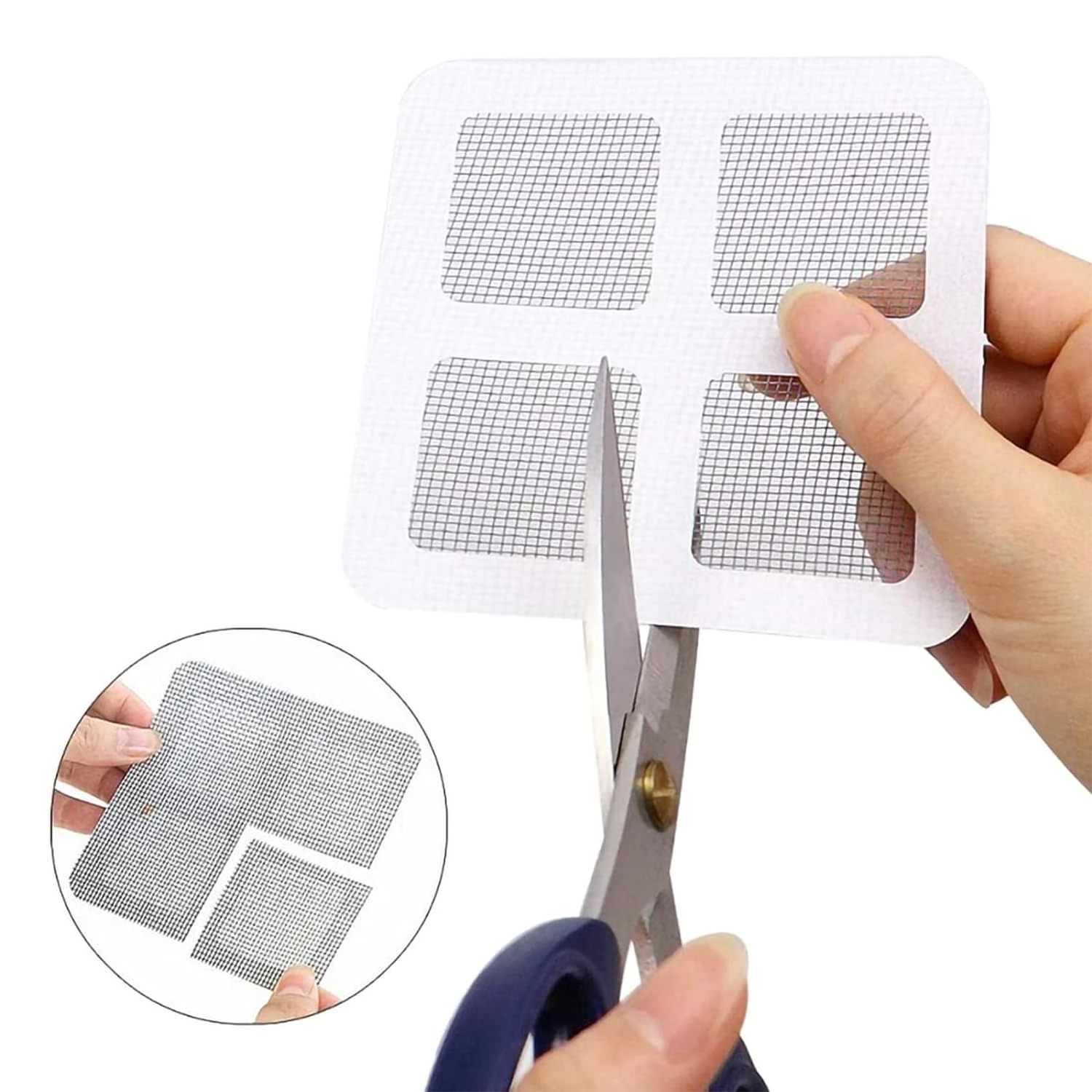 Fiberglass Covering Mesh Patch Adhesive Window Screen Repair Kit Waterproof Screen Repair Replacement Patch