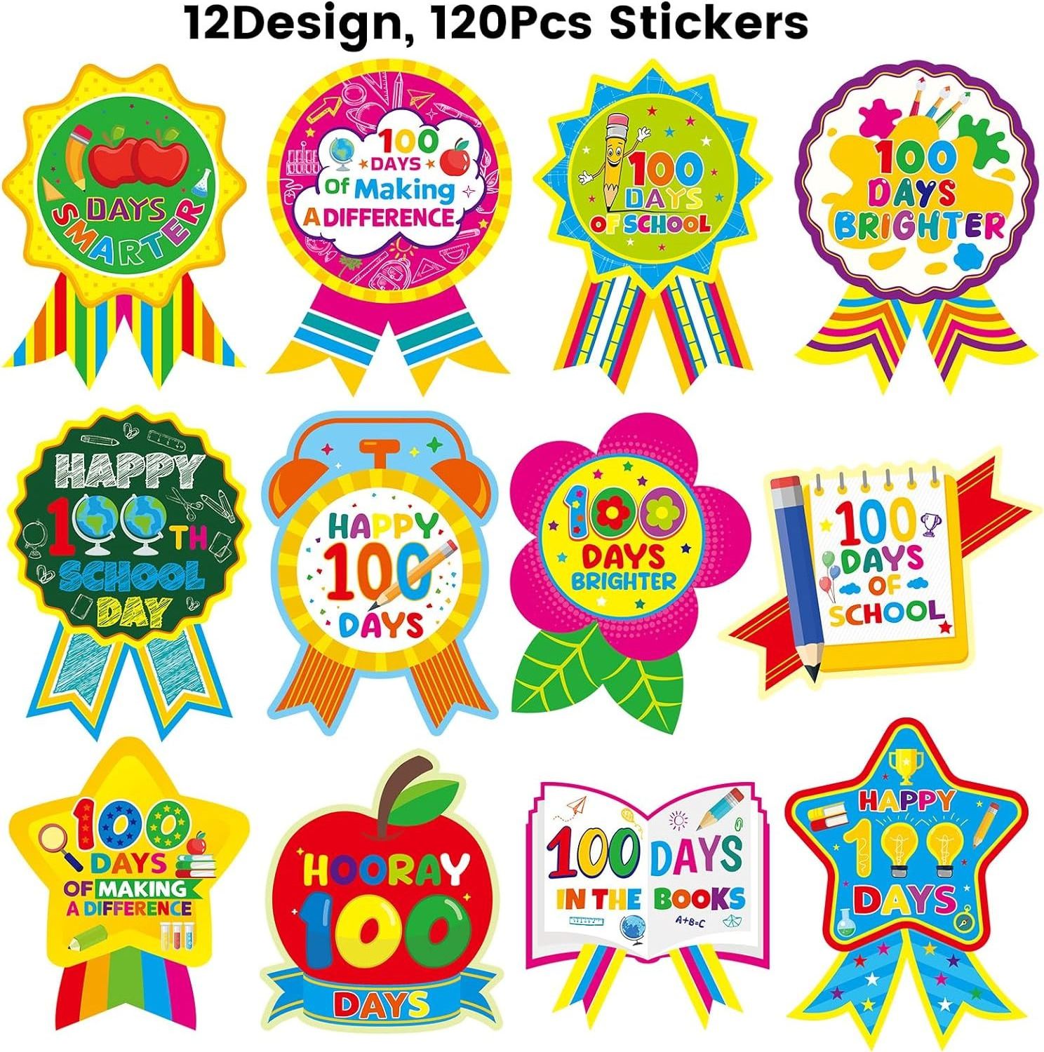 Waterproof Stickers Decals Science Scrapbook Stickers for Kids Laptop Bottle Teacher School Supply Back to School Stickers