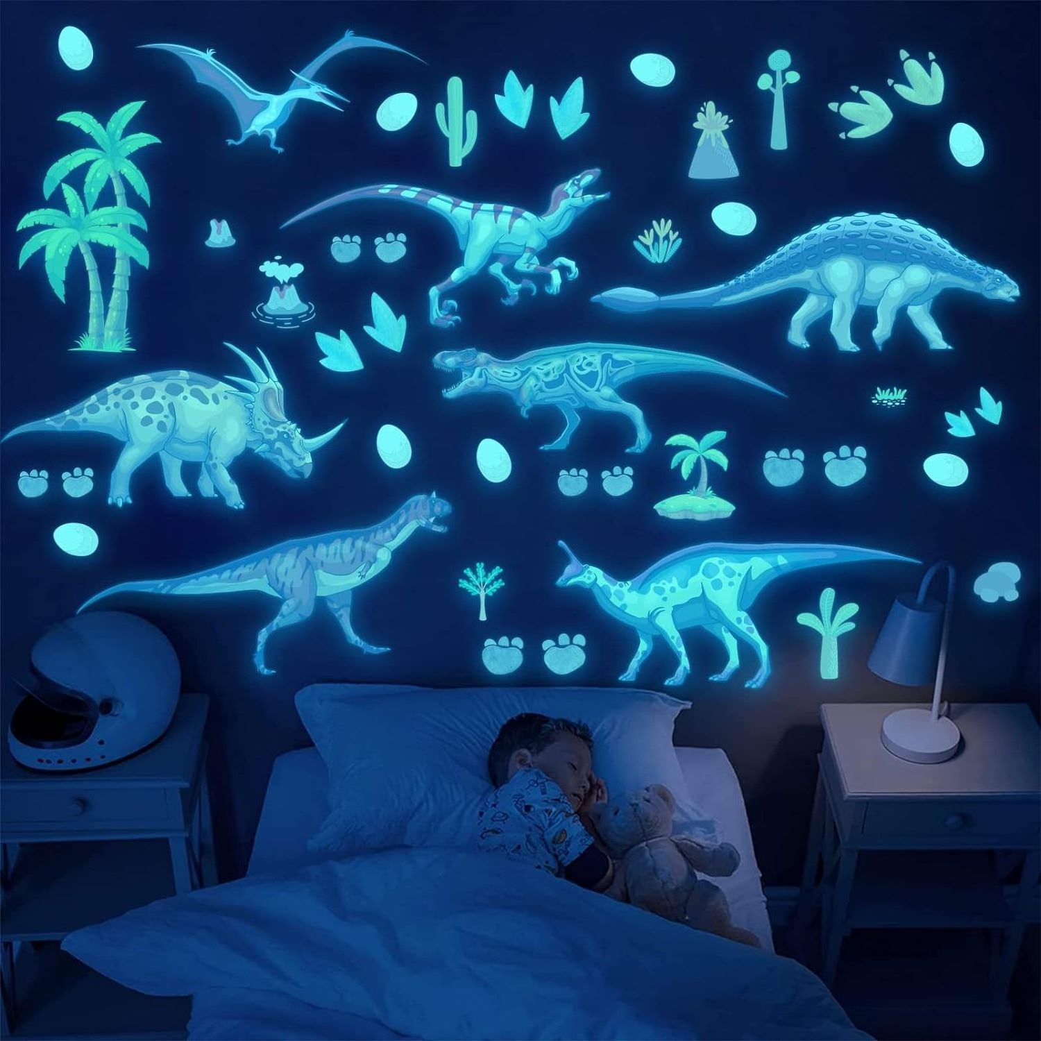 Lasting Glow in The Dark Star Stickers Glow Stickers for Ceiling and Wall Kids Luminous Stickers