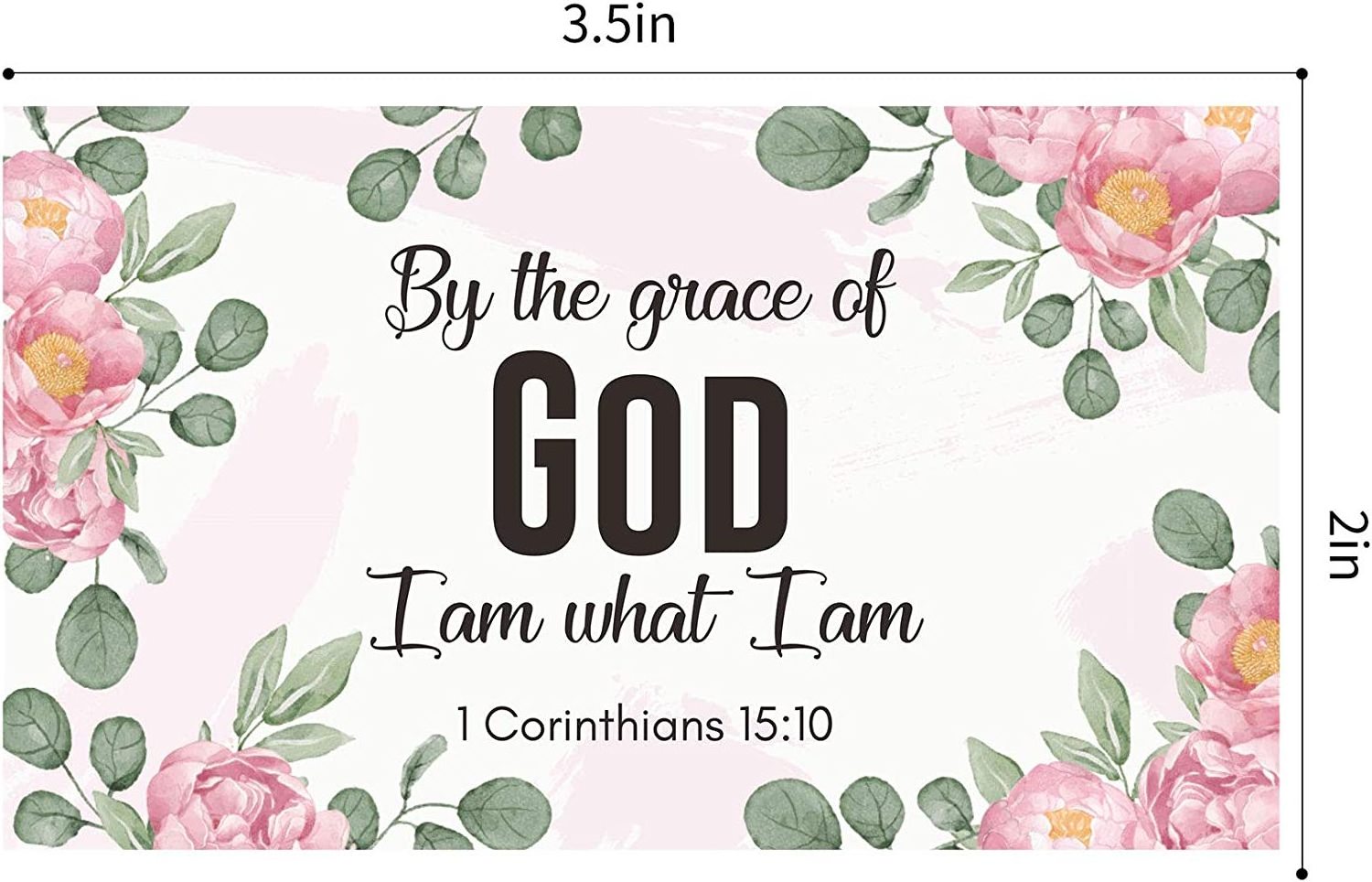 Christian Bible Verse Sticker with Full Scripture Bible Prayer Inspirational Cards Religious Prayer for Gifts