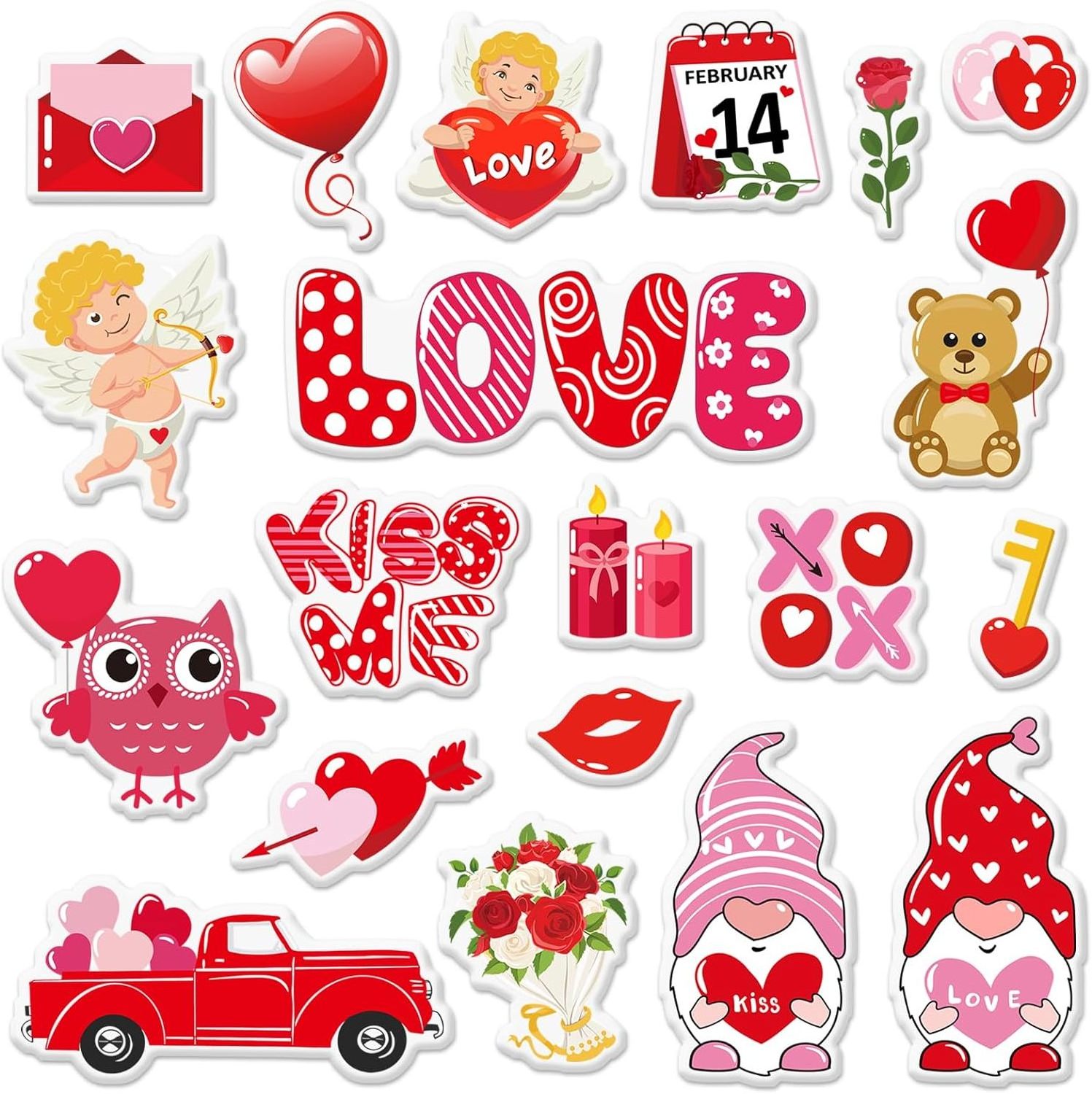 Window Gel Decals Reusable Romantic Window Clings for Wedding Anniversary