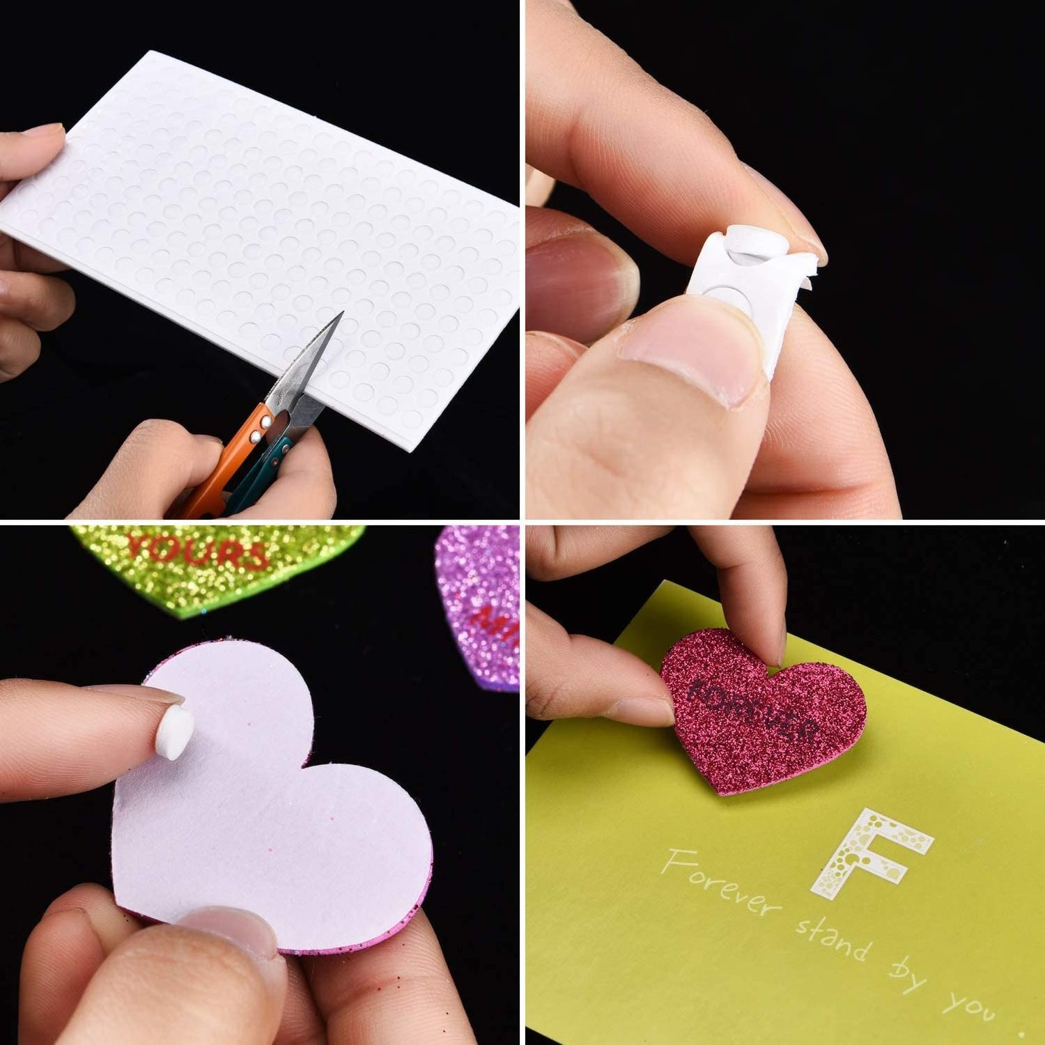 Round Traceless Transparent Fixed Sticker DIY Candles Wick Making Accessories Acrylic glue Adhesive Sticker Tape dot