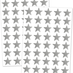 Silver Foil Star Metallic Stickers  for Kids Reward Gold Star Stickers for School Teacher Home Supplies Student Planner