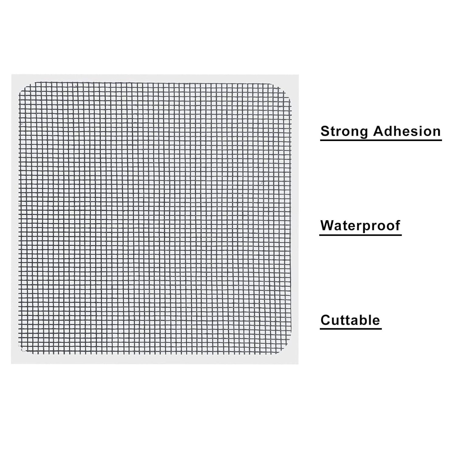 Strong Adhesive Window Screen Mesh Tape Fiberglass Window Screen Repair Patch for Holes