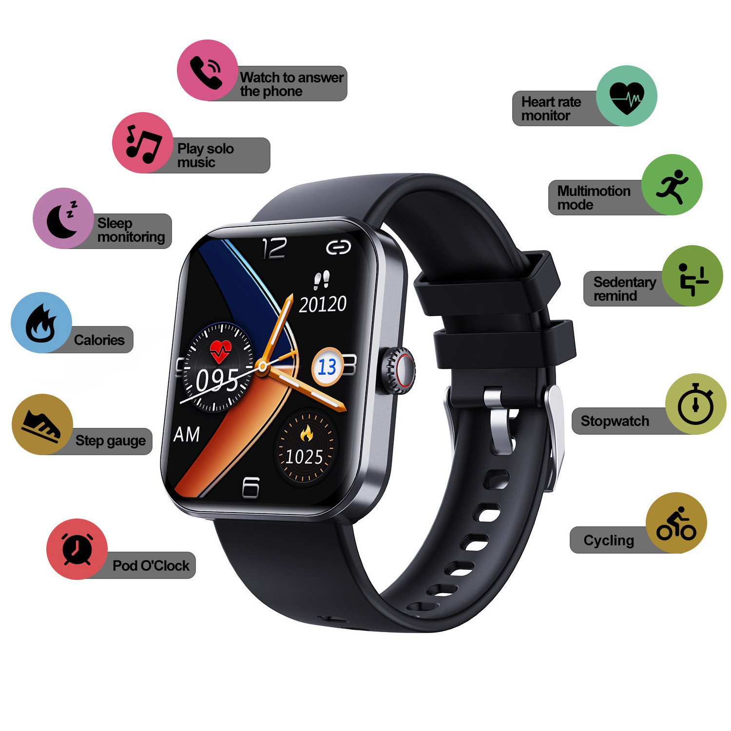 Smart Watch Fitpro App 1.91 Inch Touch Screen Reloj Inteligente Smartwatch Ultra Smart Intelligent Watch Fitness Tracker