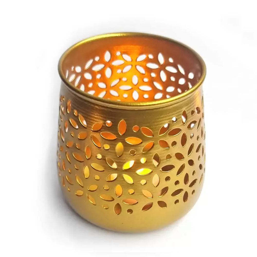 Designer Iron Metal Tea Light Votive Wholesale Exporter Custom Made Metal Tea Light Votive with Handle Wholesale Exporter