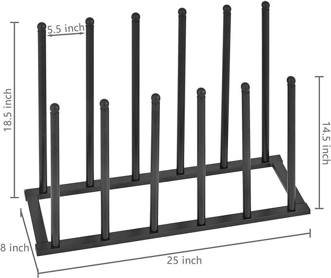 6 Pairs Welly Boot Metal Rack Boot Storage Organizer Holder Boot Stand Organiser Shoe Rack