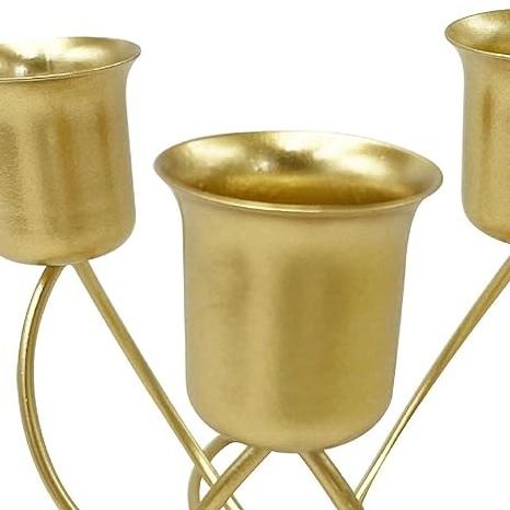 Golden Tealight Candle Holder Bird Rose Heart Shaped