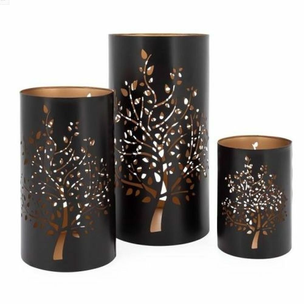 Set of 3 Metal Votive Candle Holder and candle jar metal customized candle holder Votives at low price