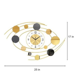 Wall Clocks Metal Galaxy Decorative Pocket Watch Simple Wall Clock for Home Office Living Room Bedroom Decoration