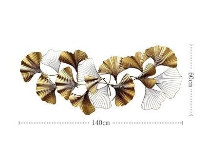 Gold metal wall art decoration for home hotel restaurant office living