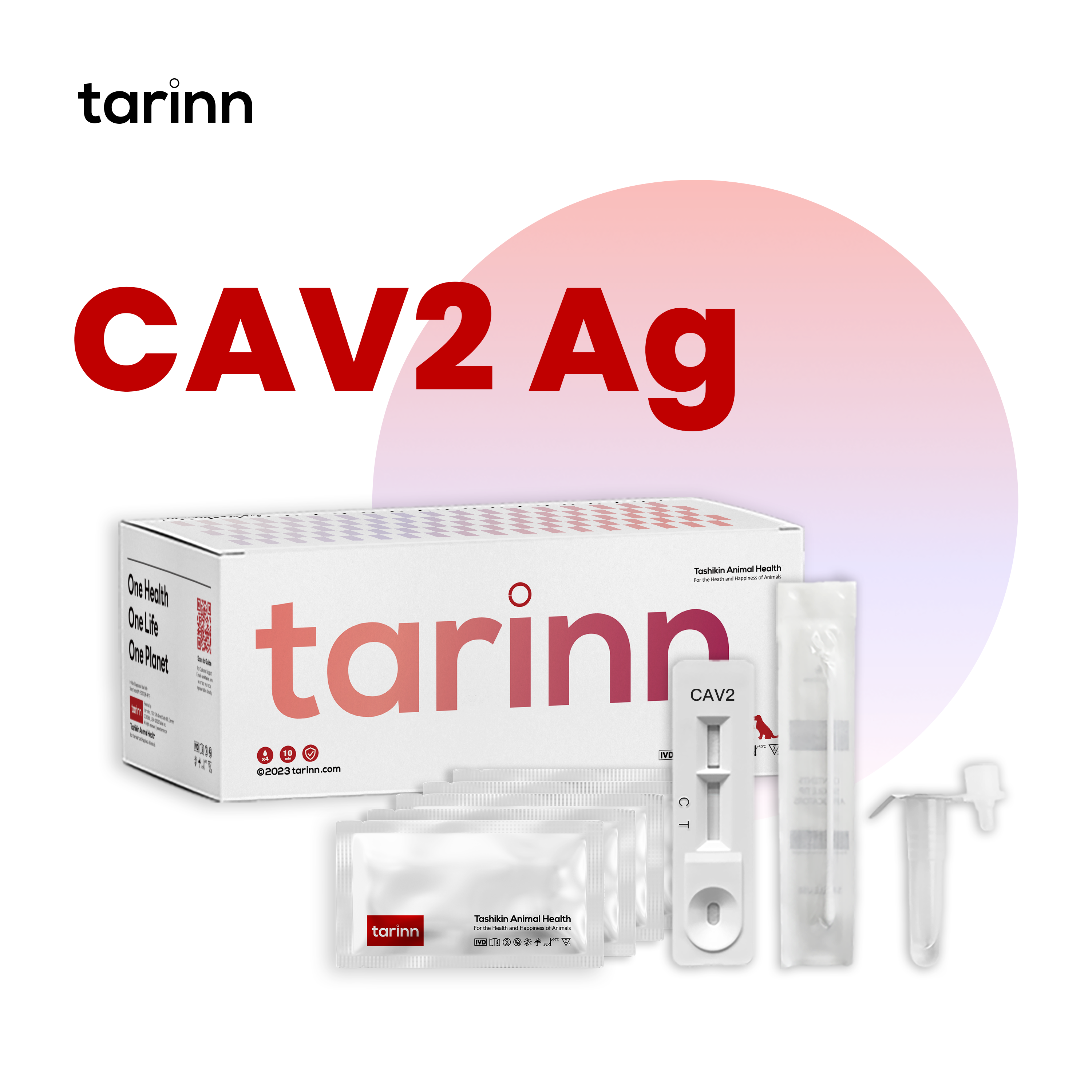 Tarinn Canine Adenovirus Type 2 Antigen CAV2 Ag Rapid Test Kit Wholesale