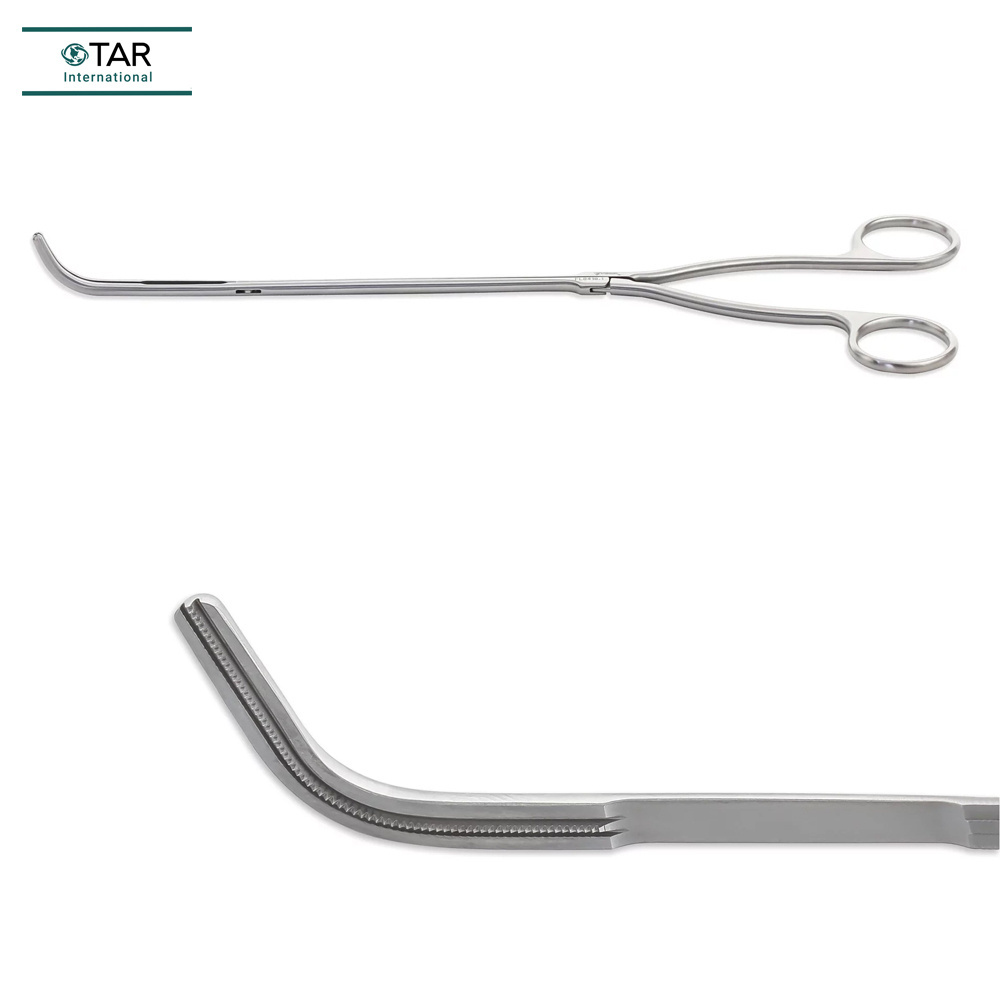 High quality VATS Dissector forceps Curved DeBakey 1x2 Atraumatic jaws, Stainless Steel, 11.5'' (29cm)