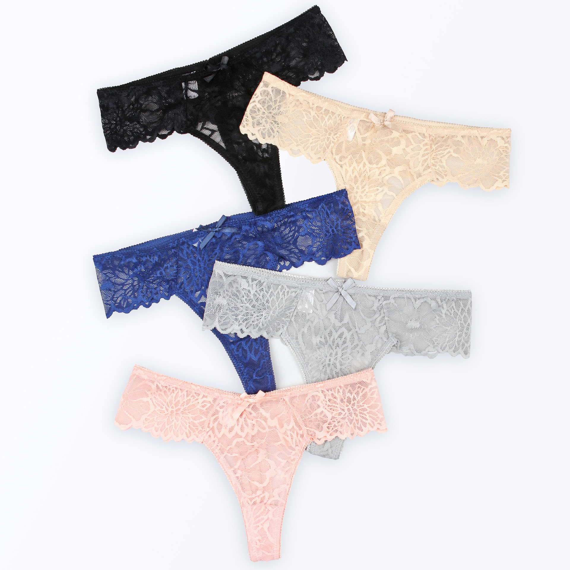 Wholesale Mesh Panties Tangas De Mujer Bragas Lace Panties for Ladies Underwear De Mujer Ropa Interior T Back Sexy Woven Adults