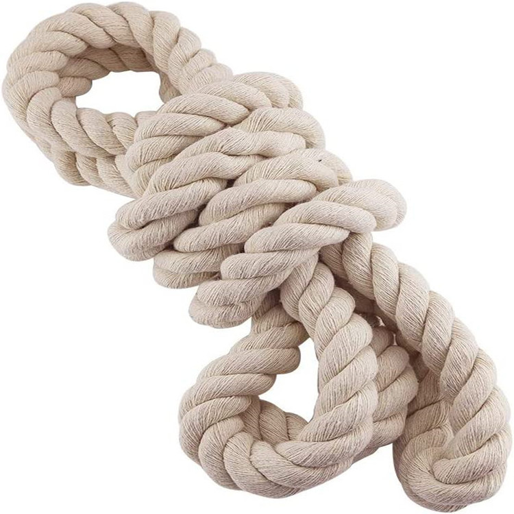 100% Natural Cotton Rope Thick and Soft Twisted Rope for Packaging Crafts Hammock Home Decor Wall Hanging Plant Hangers