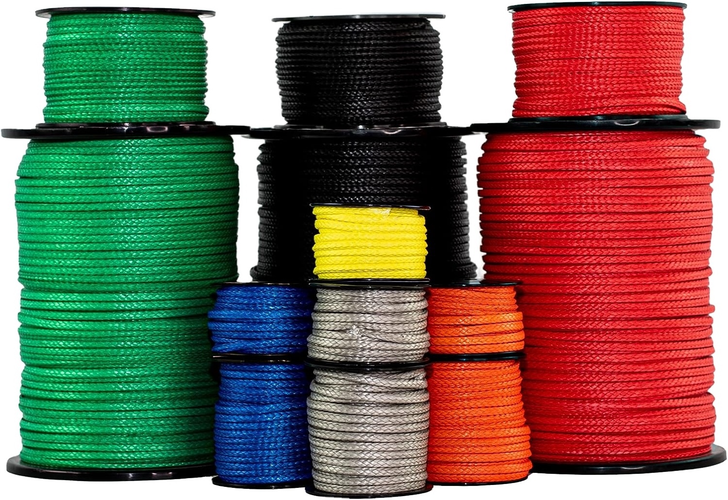 Factory Supply UHMWPE Rope Abrasion Resistant Sail Camping Hammock climb Cord Fishing Dyneemas UHMWPE Braided Rope For Outdoor