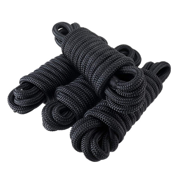 Factory Supply Nylon Double Braided Rope High Strength Boat Anchor Rope Braided Marine Dock Line