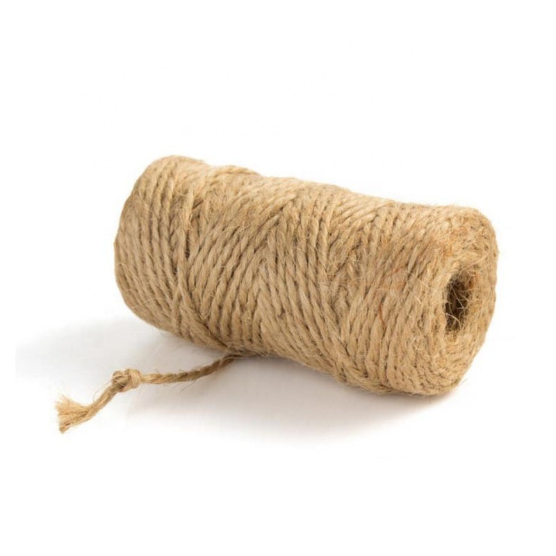 RIOOP Wholesale 100% Natural Fiber Hemp Jute Rope&Twine for DIY for Decorations