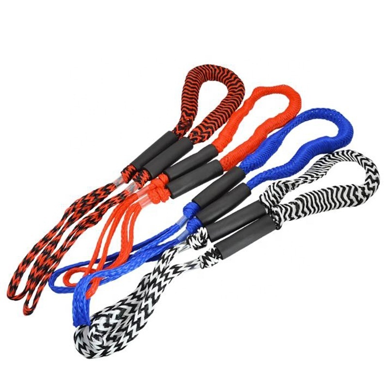 High-Duty 6ft Marine Boat Rope Bungee Dock Line for Anchor Mooring Lines and Kayak Docking Accessories