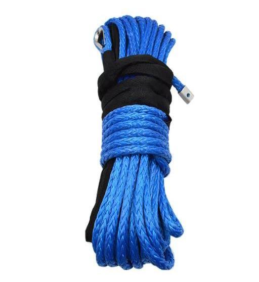 High Strength Synthetic UHMWPE 12 Strands Braided Winch Rope for Jeep ATV UTV