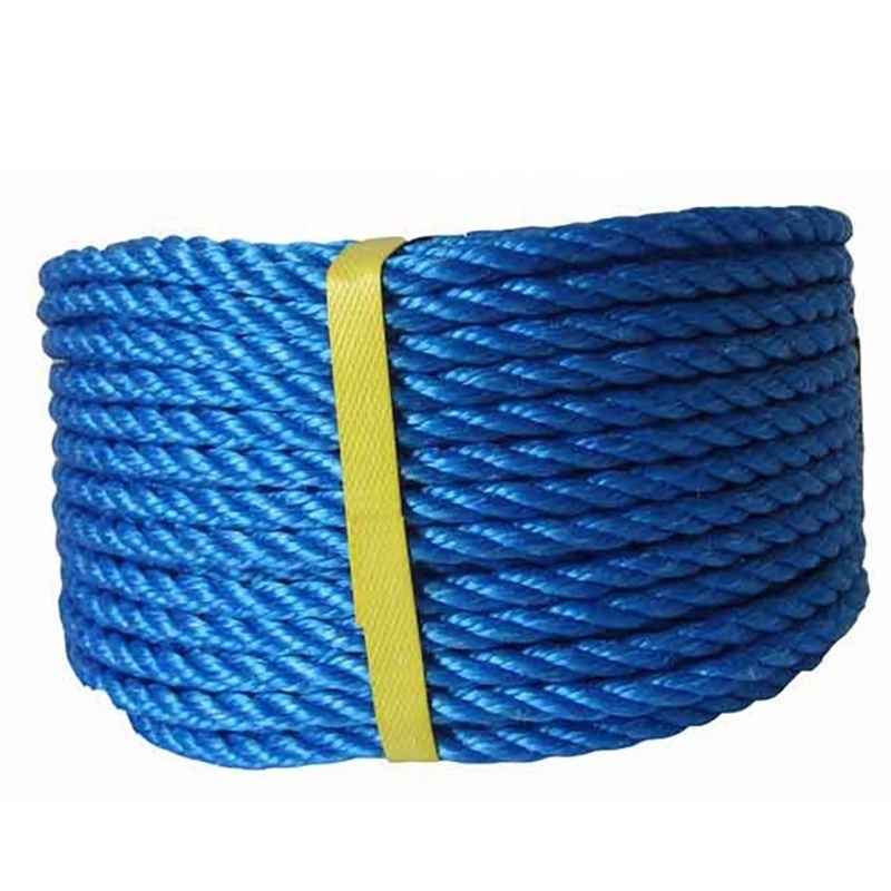 Factory High Quality 8mm 10mm 16MM Plastic PE Rope For Agriculture Packaging Rope Twisted Plastic Polyethylene Rope Colored