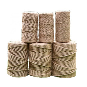 Best Selling 3 strands Jute Twine Burlap String Twine Wraps Decoration Ornament Hemp Rope